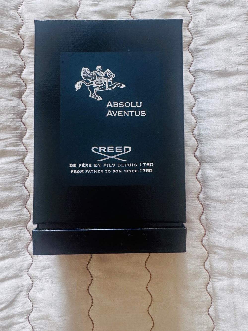 Creed Absolu Aventus Black Reptile Accessory  empty Box